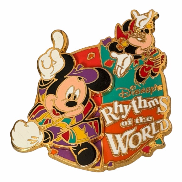 Tokyo DisneySea Rhythms of the World Mickey Minnie Pin Disney Japan Mickey moves - Picture 2 of 3